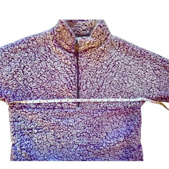 WOMEN’S SUPER SOFT PULL OVER QUARTER ZIP SHERPA SWEATER (SIZE XS) - Picture 7 of 10